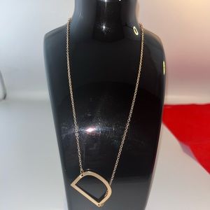 Letter D necklace